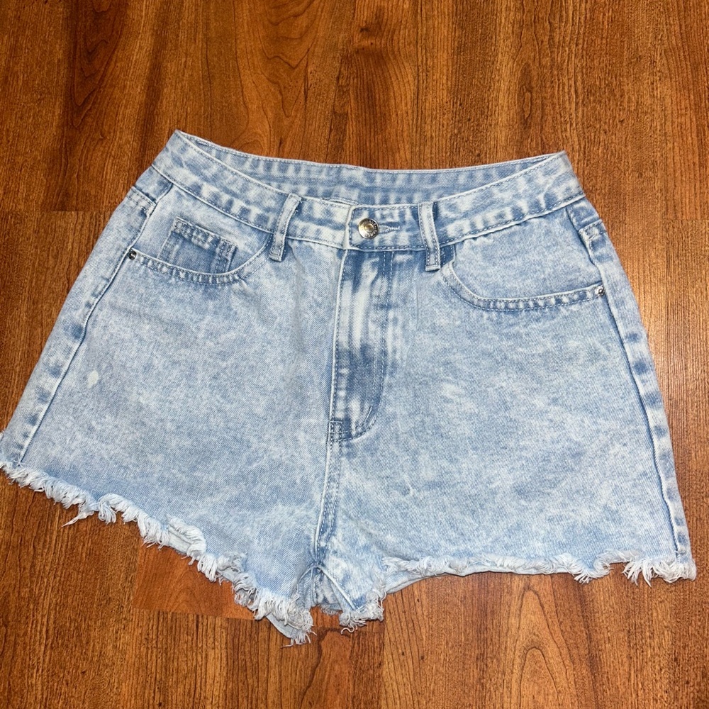 SHEIN Light Blue Jean Shorts